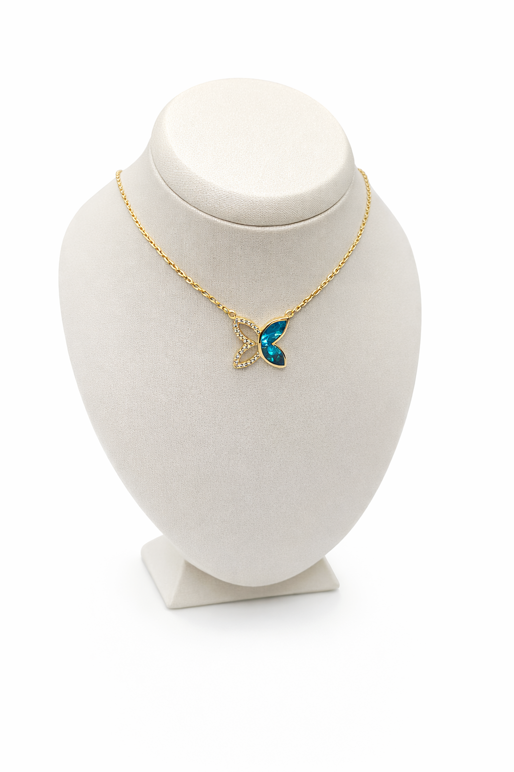 Butterfly - Silver 925 & Gold plated With Opal and CZ