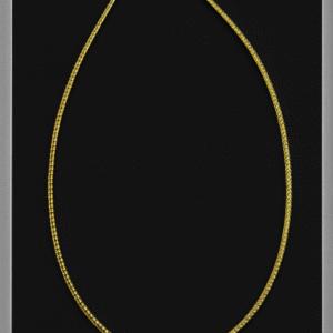 Modern Silver 925 chain with gold plated 45cm